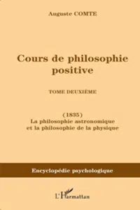 Cours de philosophie positive_cover