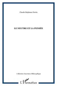 Le neutre et la pensée_cover