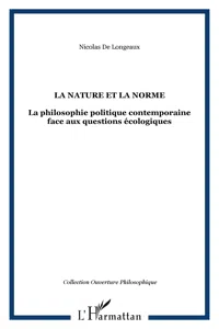 La nature et la norme_cover