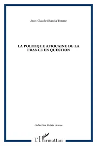 La politique africaine de la France en question_cover