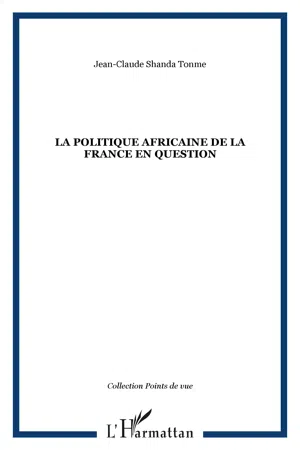 La politique africaine de la France en question