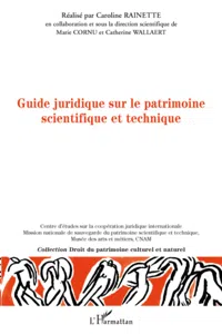 Guide juridique sur le patrimoine scientifique et technique_cover