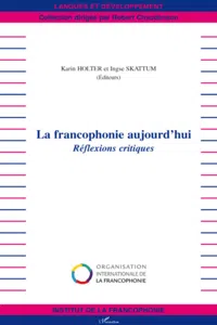 La francophonie aujourd'hui_cover