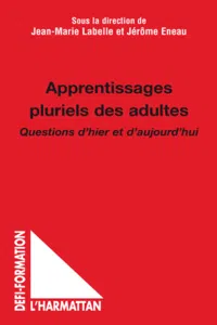 Apprentissages pluriels des adultes_cover