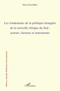 Les fondements de la politique étrangère de la nouvelle Afrique du sud_cover