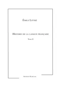 Histoire de la langue Française Tome II_cover