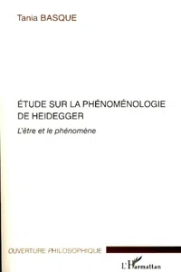 Etude sur la phénoménologie de Heidegger_cover