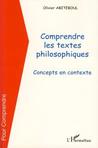 Comprendre les textes philosophiques_cover