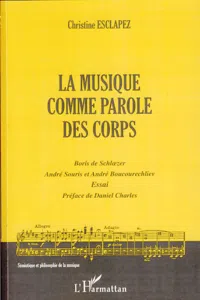 La musique comme parole des corps_cover