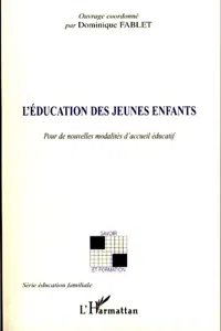 L'éducation des jeunes enfants_cover