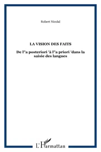 La vision des faits_cover