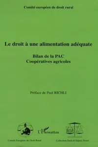 Le droit à une alimentation adéquate_cover