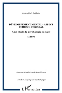 Développement mental - Aspect éthique et social_cover