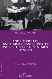 Andrée Viollis: une femme grand reporter_cover