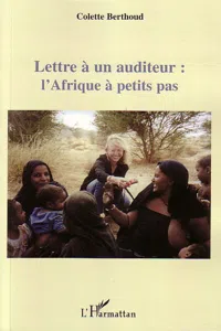 Lettre à un auditeur : l'Afrique à petits pas_cover