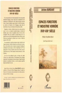 Espaces forestiers et industrie verrière XVII°-XIX° siècle_cover