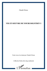 Vie et oeuvre de Youri Solntsev I_cover