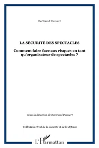 La sécurité des spectacles_cover