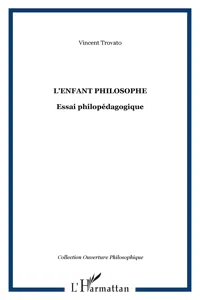 L'enfant philosophe_cover