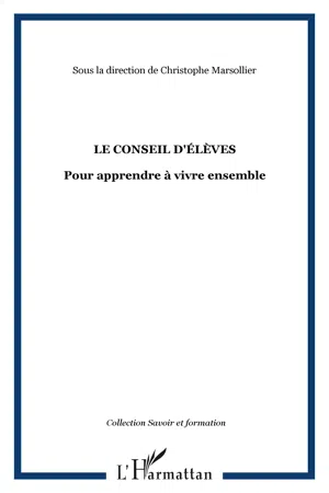 Le conseil d'élèves