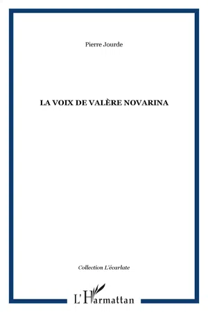 La voix de Valère Novarina