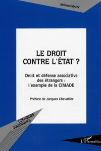 Le droit contre l'Etat ?_cover