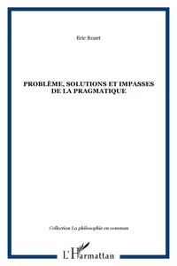 Problème, solutions et impasses de la pragmatique_cover