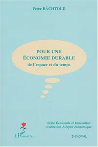 Pour une économie durable_cover