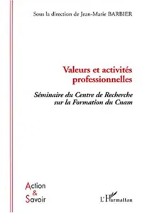 Valeurs et activités professionnelles_cover