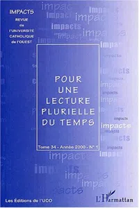 POUR UNE LECTURE PLURIELLE DU TEMPS_cover