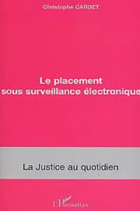 Le placement sous surveillance électronique_cover