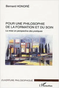 Pour une philosophie de la formation et du soin_cover