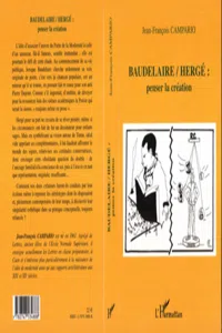 BAUDELAIRE/HERGE : PENSER LA CREATION_cover