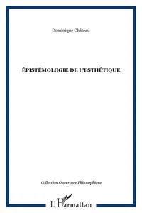 ÉPISTÉMOLOGIE DE L'ESTHÉTIQUE_cover