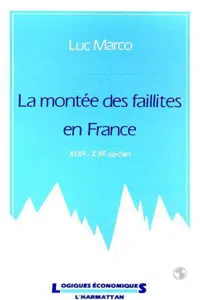 La montée des faillites en France, XIXe-XXe siècles_cover