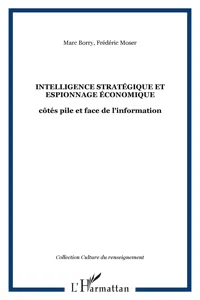 INTELLIGENCE STRATÉGIQUE ET ESPIONNAGE ÉCONOMIQUE_cover