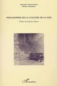 PHILOSOPHIE DE LA CULTURE DE LA PAIX_cover