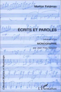 ECRITS ET PAROLES_cover