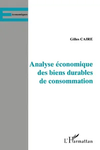 ANALYSE ÉCONOMIQUES DES BIENS DURABLES DE CONSOMMATION_cover