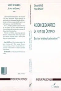 ADIEU DESCARTES_cover