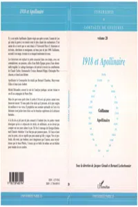 1918 et Apollinaire_cover