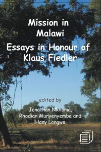 Mission in Malawi: Essays in Honour of Klaus Fiedler_cover