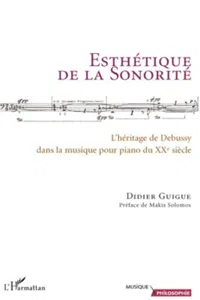 Esthétique de la sonorité_cover