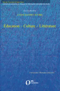 EDUCATION - CULTURE - LITTERATURE_cover