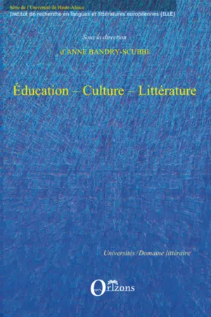 EDUCATION - CULTURE - LITTERATURE