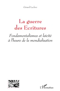 La guerre des Ecritures_cover