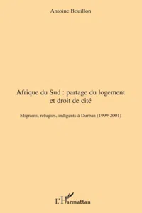 Afrique du Sud: partage du logement et droit de cité_cover