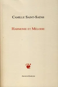 HARMONIE ET MELODIE_cover