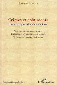 Crimes et châtiments dans la région des Grands Lacs_cover