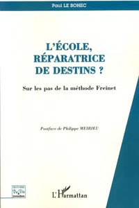 L'école, réparatrice de destins?_cover